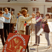 Oktober 1984 Blasorchester des GSG in Angers